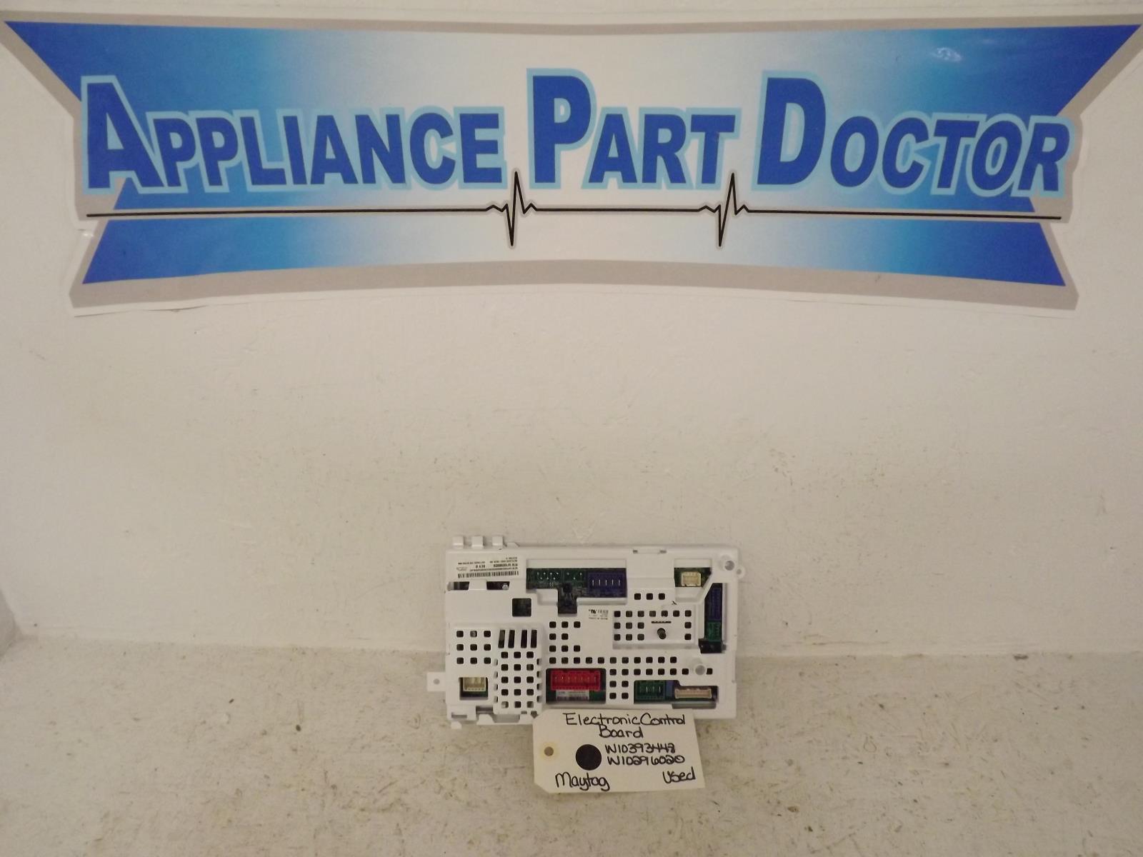 Maytag Washer W10393448 W10296020 Electronic Control Board Used Maytag Washer W10393448 W10296020 Electronic Control Board Used